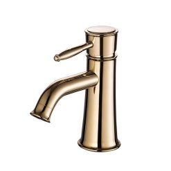 Vòi chậu lavabo mạ vàng HM-1228