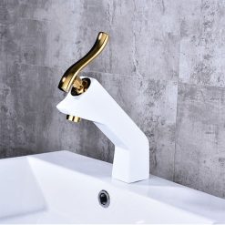 Vòi chậu lavabo màu đỏ HM-1236W