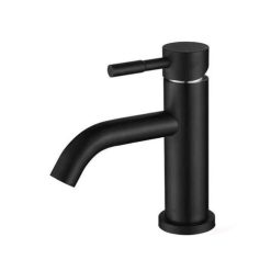 Vòi chậu lavabo mạ đen HM-1221B