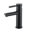 Vòi chậu lavabo mạ đen HM-2113B