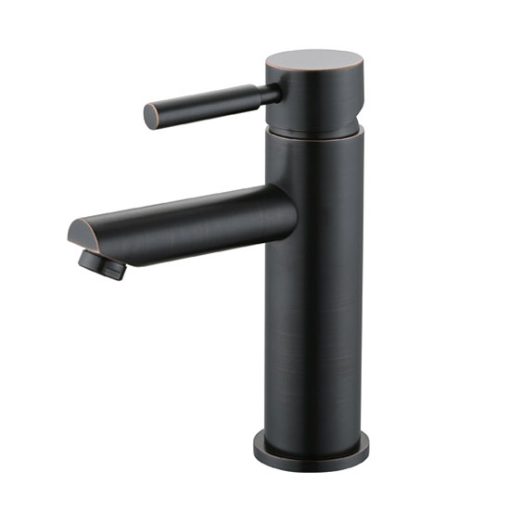 Vòi chậu lavabo mạ đen HM-2113B