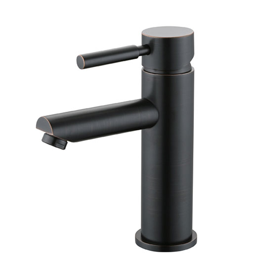 Vòi chậu lavabo mạ đen HM-2113B