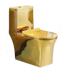 Bồn cầu nghệ thuật mạ vàng  6074G