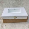 Mặt bàn đá chậu rửa lavabo HM-7051-1