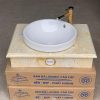 Mặt bàn đá chậu rửa lavabo HM-7051-3