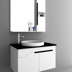 Bộ tủ chậu PVC cao cấp theo yêu cầu HM71