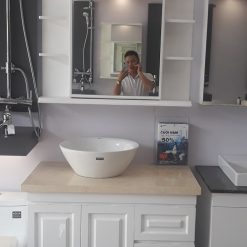 Bộ tủ chậu nhựa Picomat cao cấp theo yêu cầu HM72