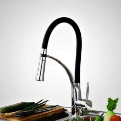 Vòi rửa bát cần mềm nóng lạnh Homaya Clean
