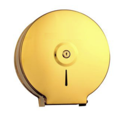 Hộp giấy vệ sinh inox mạ màu vàng cuộn lớn G723