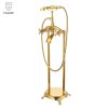 Sen cây đặt sàn cho bồn tắm màu vàng Huge H-SF966G
