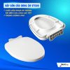 Nắp bồn cầu toilet đóng êm Inacom VT500