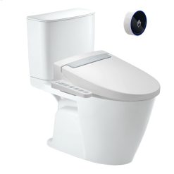 Bồn cầu 2 khối xả cảm ứng nắp điện tử INAX ACT-602-CW-H20VN