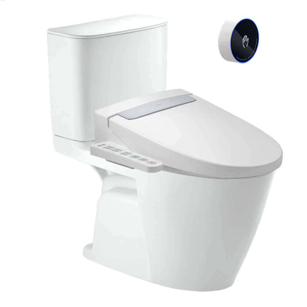 Bồn cầu 2 khối xả cảm ứng nắp điện tử INAX ACT-602-CW-H20VN