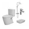 Combo Thiết bị vệ sinh Inax H4 AC-602VN-AL-345V-LFV-612S-BFV-615S-8C