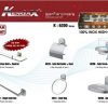 Bộ phụ kiện phòng tắm Kendax K6200