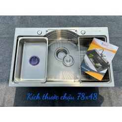 Chậu rửa bát 1 hố Inox SUS 304 Kagol KG 7848