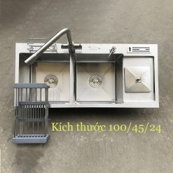 Chậu rửa bát đúc liền khối Kagol 10045CD-CT-HR