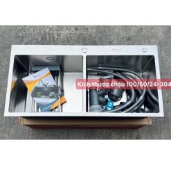 Chậu rửa bát 2 hố  Inox SUS304 Kagol 10050C
