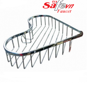 Kệ để dầu gội góc 1 tầng trái tim