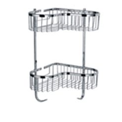 Kệ để dầu gội góc 2 tầng trái tim