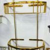 Kệ thẳng 2 tầng mạ vàng  12345