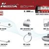 Bộ phụ kiện phòng tắm Kendax K6000