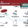 Bộ phụ kiện phòng tắm Kendax K6600