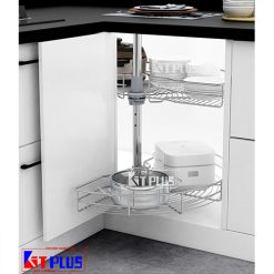 Mâm xoay Inox nan mở 1/2-180 Kit Plus DK.180B VIP