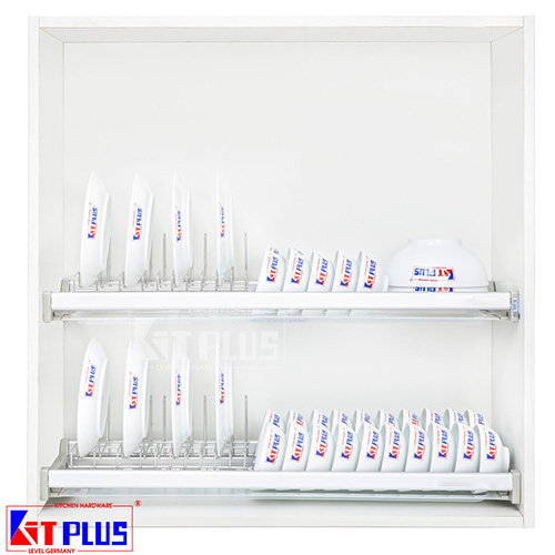 Giá bát đĩa cố định 2 tầng Mix đặc biệt Kit Plus DK12C MIX.70
