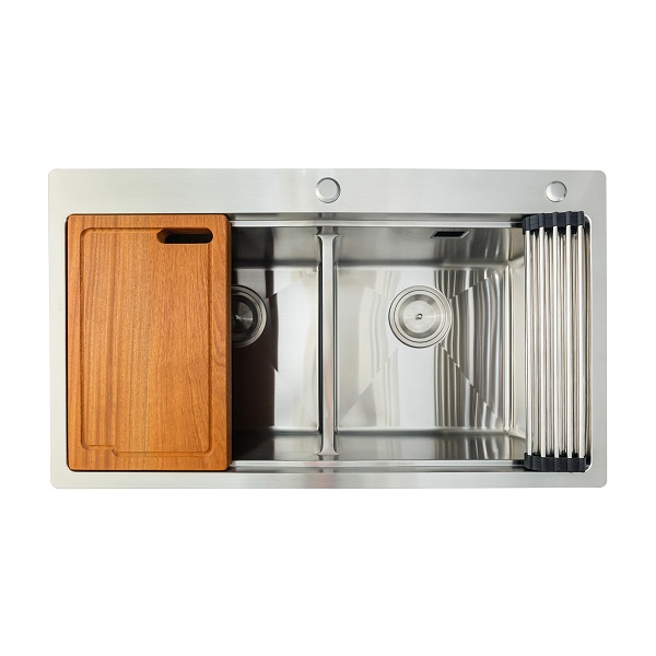 Chậu rửa bát 2 hố KONOX Topmount KN8850TD