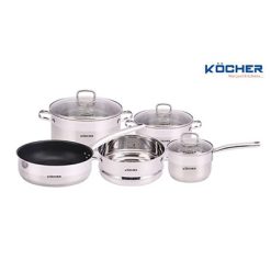 Bộ nồi từ inox Kocher Lubeck 5