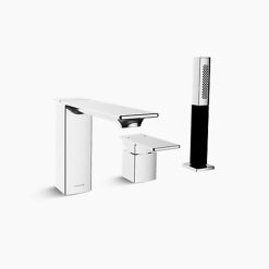 Vòi chậu lavabo nóng lạnh Kohler K-98868T-4-CP