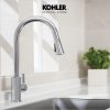 Vòi rửa bát dây rút Kohler Contra K-25981T-4-CP