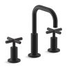 Vòi chậu lavabo 3 lỗ màu đen mờ Kohler K-14406-3-BL