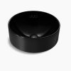 Chậu rửa lavabo đặt bàn tròn màu đen Kohler K-14800T-7