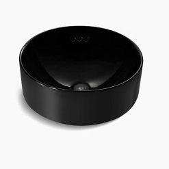 Chậu rửa lavabo đặt bàn tròn màu đen Kohler K-14800T-7