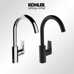 Vòi rửa bát nóng lạnh Kohler K-74053T-4-CP (Màu đen hoặc màu Crom )