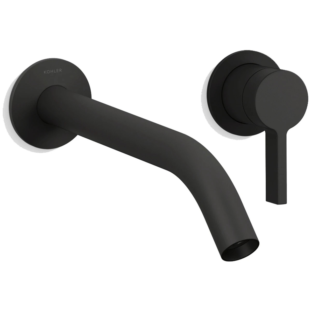 Bộ vòi chậu lavabo Kohler âm tường màu đen Kohler K-77980T-4-BL