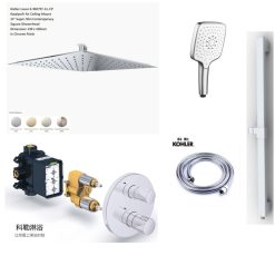 Bộ sen tắm âm tường nhiệt độ Kohler K-98275T-CL-CP