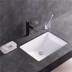 Chậu rửa mặt lavabo vuông âm bàn đá KOKKU 212