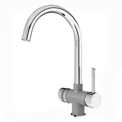 Vòi rửa bát 3 đường nước Konox Trim-Water Grey