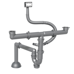 Xi phông chậu rửa bát Konox PD02