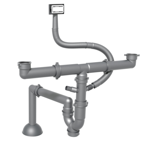 Xi phông chậu rửa bát Konox PD02