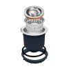 Bát đựng rác 3 lớp Inox 304 KLUGER KS-501DN140B