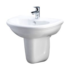 Chậu rửa lavabo chân lửng Caesar L2230 P2441