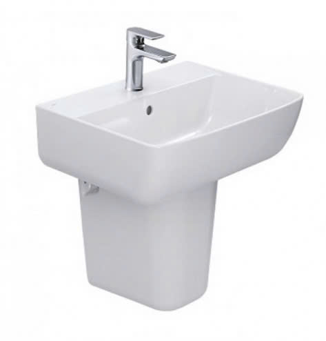 Chậu rửa mặt chân lửng Inax AL-312VEC-FC