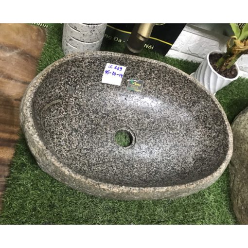 Chậu rửa mặt lavabo đá cuội Tây Bắc LC669