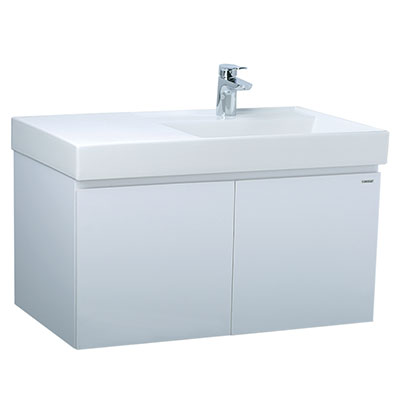 Chậu lavabo và tủ treo Caesar LF5384-EH080V