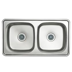 Chậu rửa bát Hàn Quốc 2 hố LIZENS ISD-870