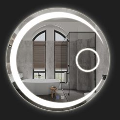 Gương đèn led cảm ứng tròn có gương cầu Bancoot LKM057